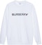 Purchase 버버리 블랙 로고 프린트 크루넥 스웨트셔츠. 80529851