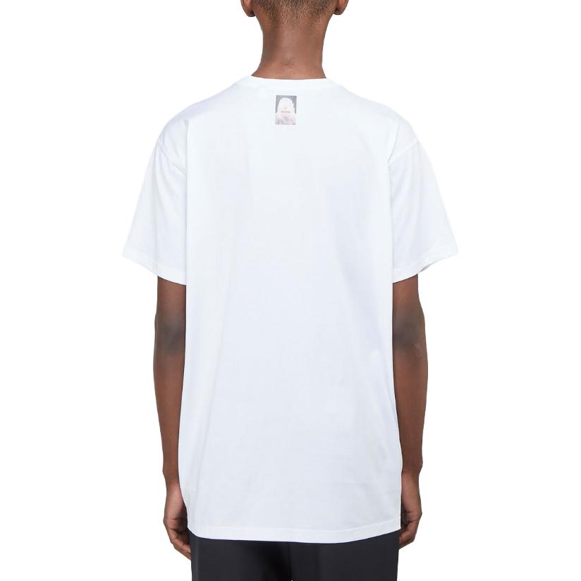 Shop Burberry  Black Crewneck T-Shirt with Letter Pattern Design. 45587581