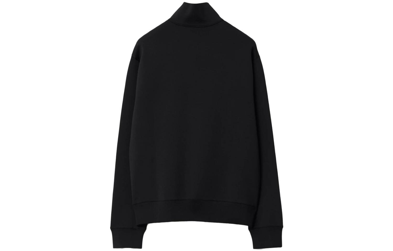 Lookbook バーバリー ブラック ダイヤモンド柄 ハイネック ジップ カジュアルジャケット 80810451