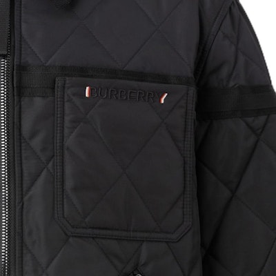 Burberry Black Diamond Quilted Zip-Up Jacket with Chest Pocket. 80616651 Purchase Burberry Black Diamond Quilted Zip-Up Jacket with Chest Pocket. 80616651