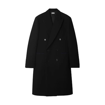 Burberry Black Double-Breasted Long Sleeve Coat. 80916981