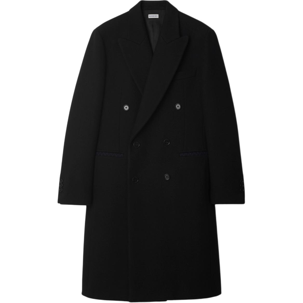 Burberry  Black Double-Breasted Long Sleeve Coat. 80916981 圖 2