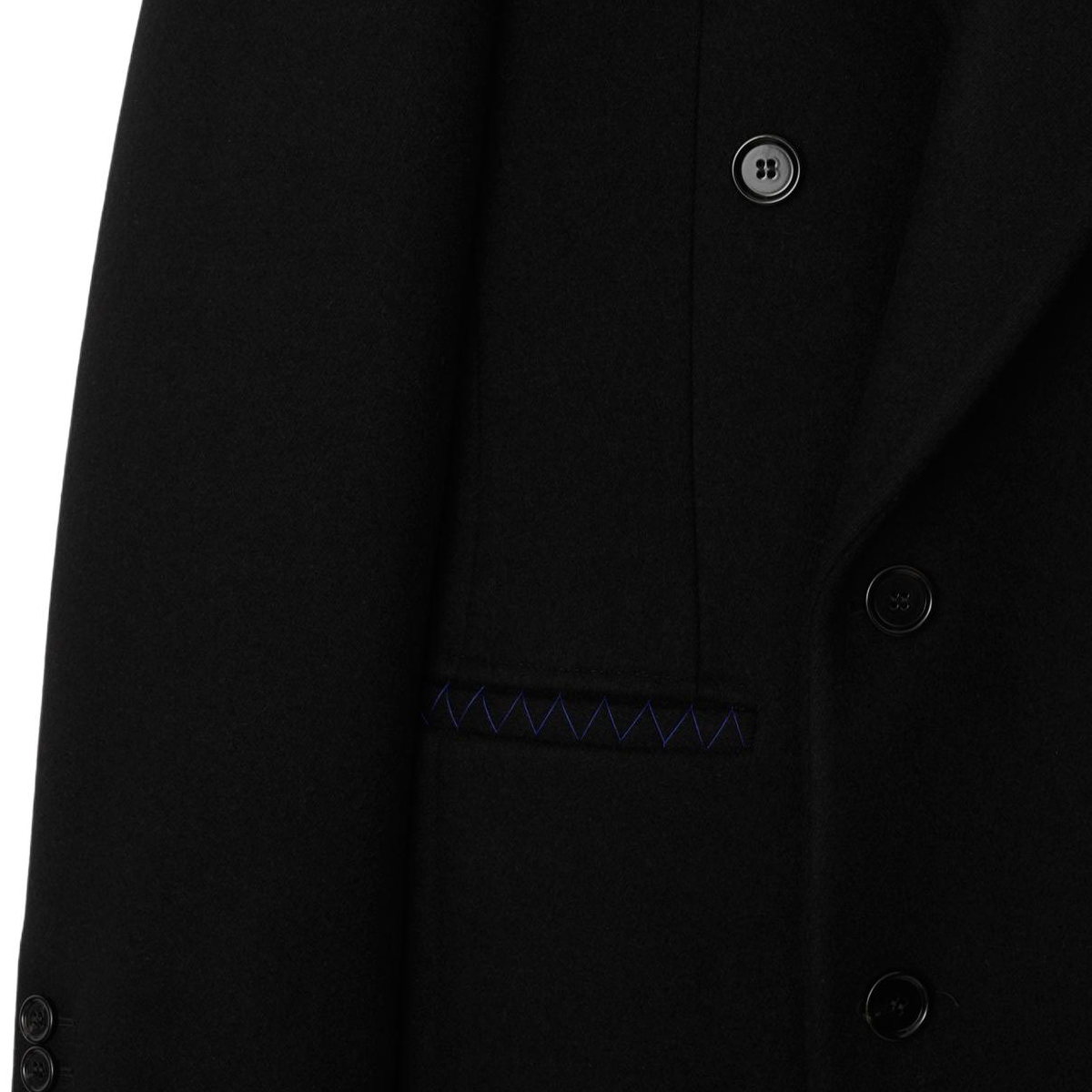 Burberry  Black Double-Breasted Long Sleeve Coat. 80916981 圖 7