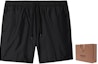 Shop Burberry Black Drawstring Swim Shorts with Logo Lettering. 80843211