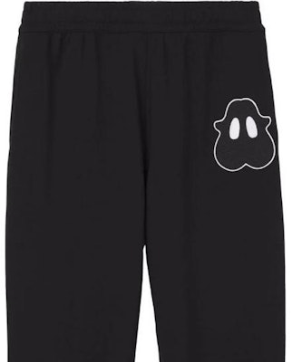 Pantalones deportivos Burberry negros con cintura elástica y estampado de monstruo. 80519811 Purchase Pantalones deportivos Burberry negros con cintura elástica y estampado de monstruo. 80519811