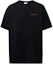 Buy バーバリー ブラック 刺繍ロゴ クルーネック ルーズフィット Tシャツ 80575481