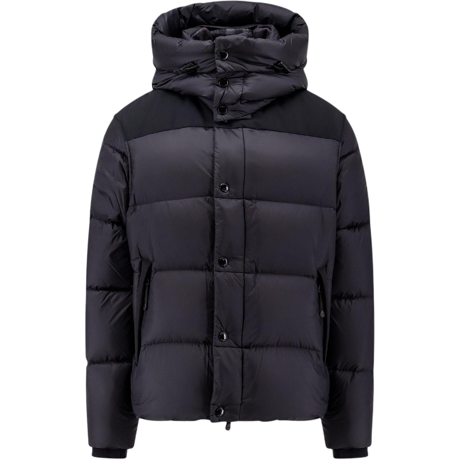 Burberry  Black Hooded Detachable Long Sleeve Jacket Coat. 80963821