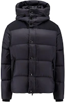 Order Burberry 黑色可拆卸連帽長袖外套夾克大衣 80963821