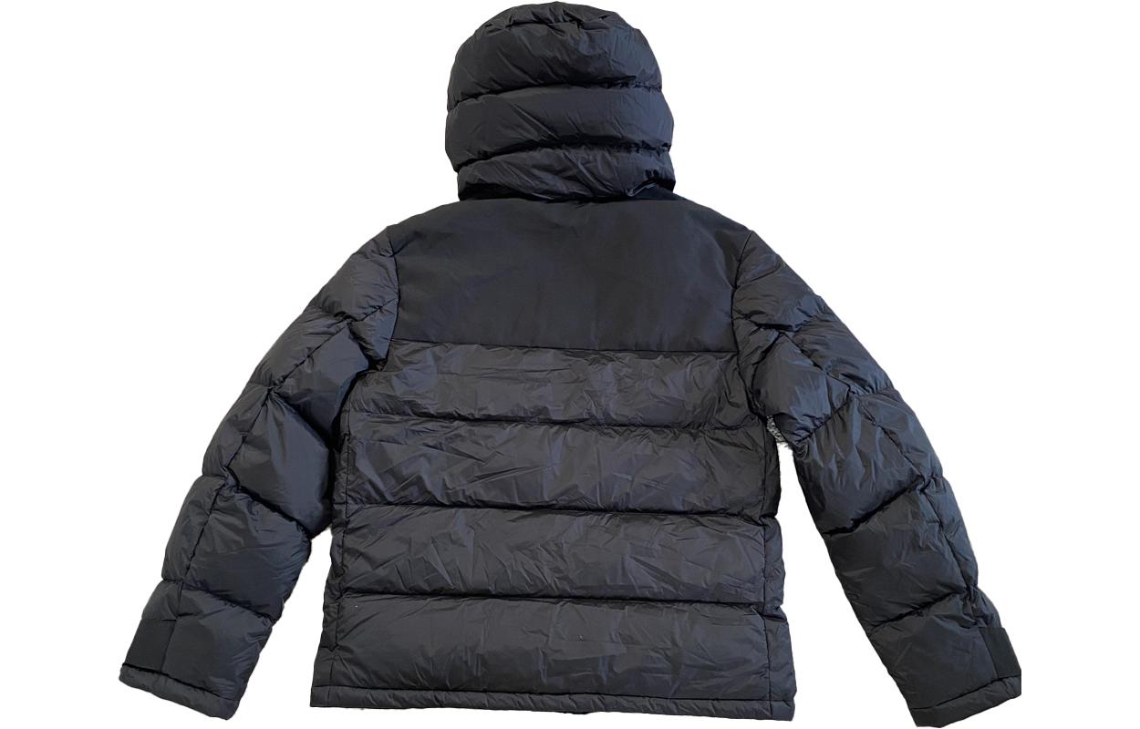 Lookbook バーバリー ブラック フード付き ダウンジャケット ジッパー&ポケット付き 80684951