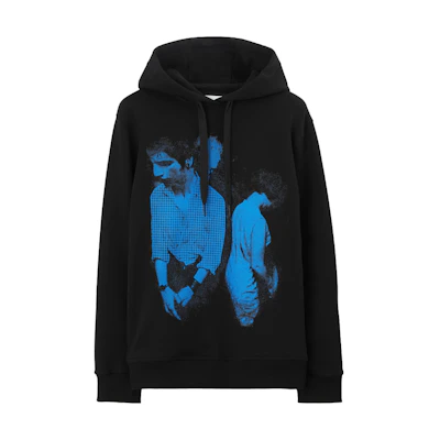 Burberry Black Hoodie with Graphic Print Design 80711761