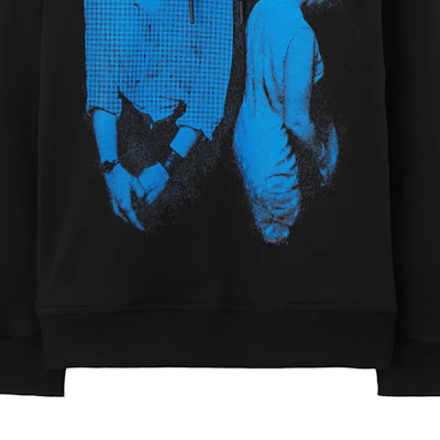 버버리 블랙 그래픽 프린트 후디 80711761 Sizing 버버리 블랙 그래픽 프린트 후디 80711761