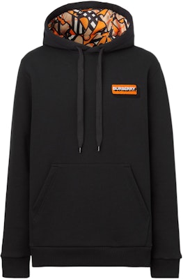 Burberry Black Hoodie with Logo Patch Design. 80572601 Order Burberry Black Hoodie with Logo Patch Design. 80572601