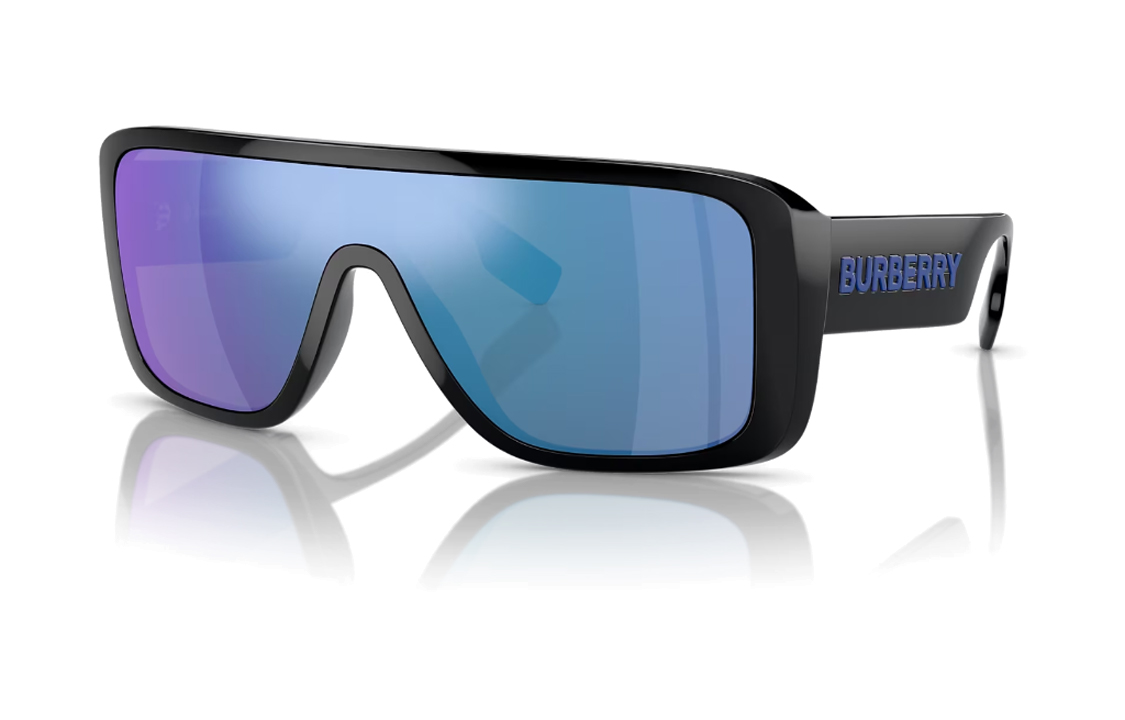 Burberry  Black Irregular Frame Sunglasses with Logo Branding. BE4401U300155 圖 2