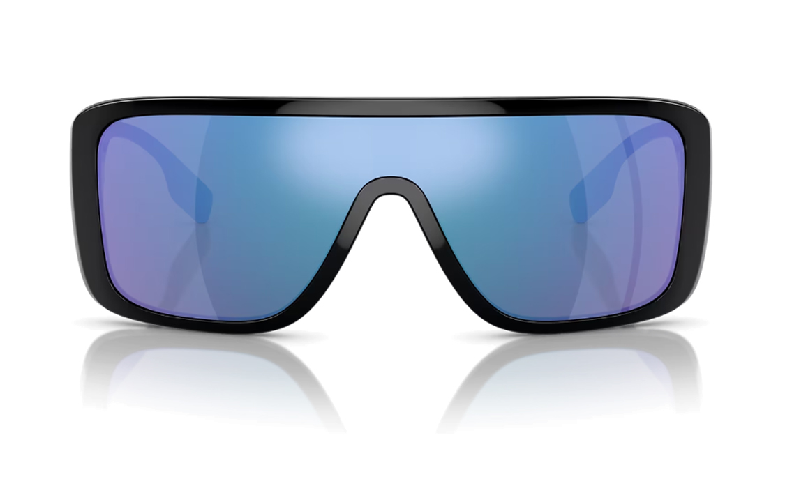 Burberry  Black Irregular Frame Sunglasses with Logo Branding. BE4401U300155 圖 3