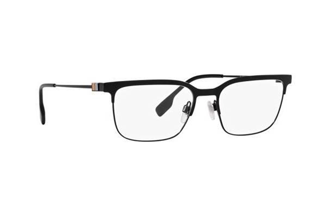 Burberry  Black Irregular Metal Optical Glasses Frames. BE13751007