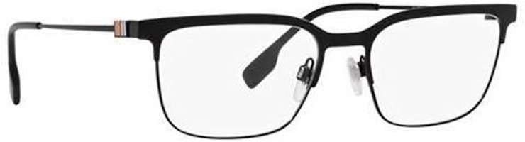 Burberry Black Irregular Metal Optical Glasses Frames. BE13751007 Burberry Black Irregular Metal Optical Glasses Frames. BE13751007