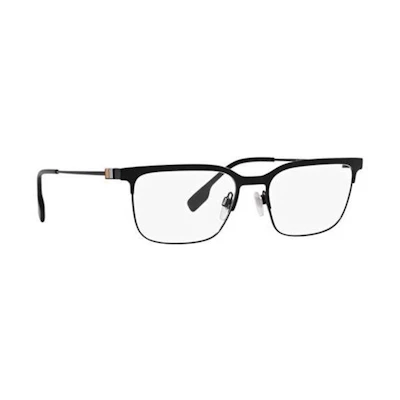 Burberry Black Irregular Metal Optical Glasses Frames. BE13751007