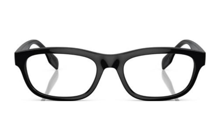 Lookbook Burberry 黑色不規則光學板材眼鏡框附標誌款式 BE2385U3001