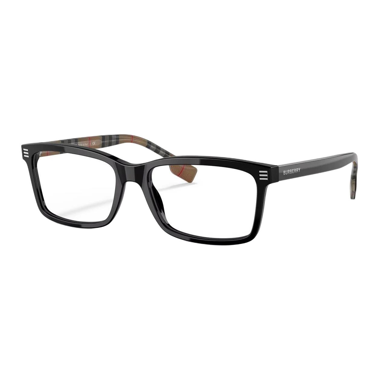 Burberry  Black Irregular Optical Frame with Logo Design. BE2352F377356