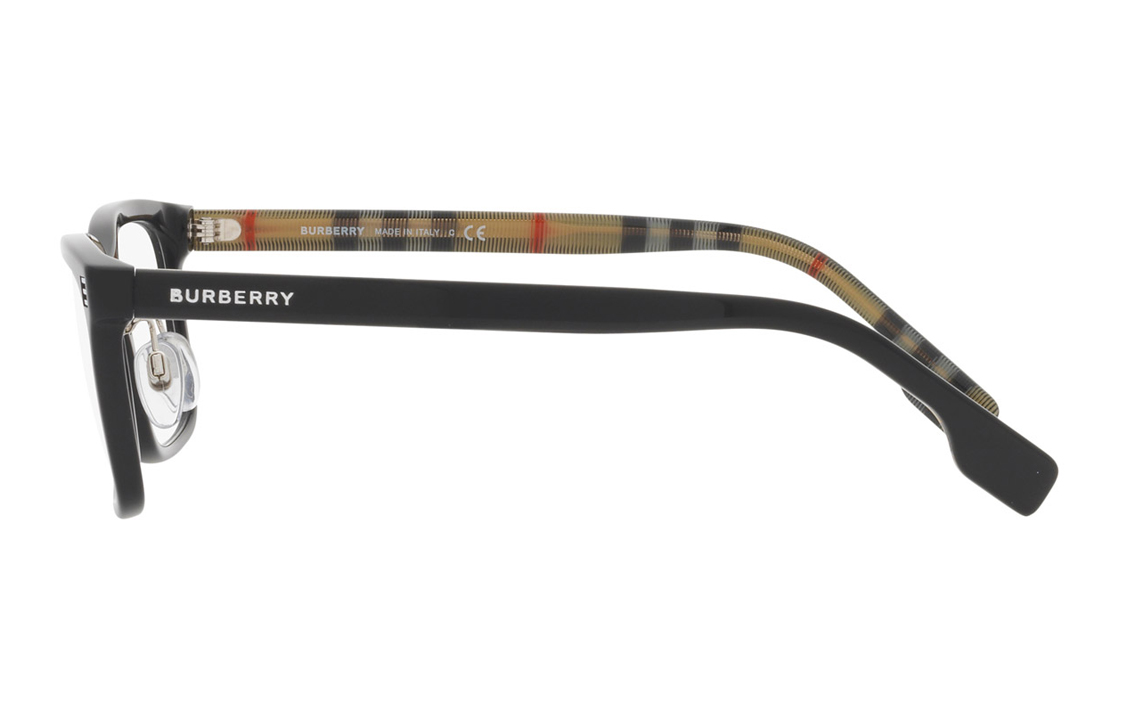 Shop 博柏利 黑色不规则镜框附标志设计光学眼镜 BE2352F377356