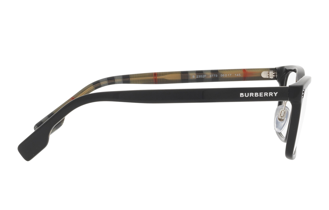 Details for 博柏利 黑色不规则镜框附标志设计光学眼镜 BE2352F377356