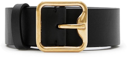 Burberry Black Leather Belt with B Logo Buckle - 3.5cm Width. 80774891 Burberry Black Leather Belt with B Logo Buckle - 3.5cm Width. 80774891
