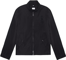 Burberry Black Leather Logo Patch Casual Long Sleeve Jacket 80616521 Burberry Black Leather Logo Patch Casual Long Sleeve Jacket 80616521