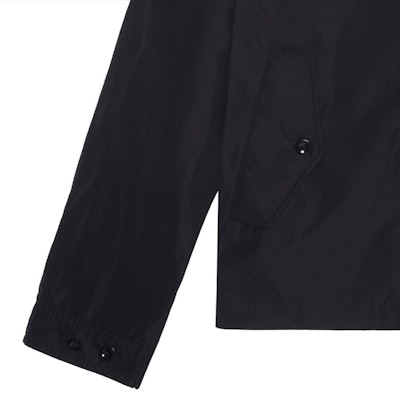 버버리 블랙 가죽 로고 패치 캐주얼 긴팔 재킷 80616521 Sizing 버버리 블랙 가죽 로고 패치 캐주얼 긴팔 재킷 80616521