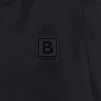 Cheap Burberry 黑色皮革標誌貼片休閒長袖外套 80616521