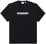Buy Burberry Baju T-Shirt Hitam Cetakan Huruf Leher Bulat Lengan Pendek. 80842331