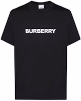 Order 博柏利 黑色字母印花圆领短袖T恤 80842331