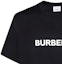 Cheap Burberry Baju T-Shirt Hitam Cetakan Huruf Leher Bulat Lengan Pendek. 80842331