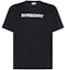 Order Burberry Black Letter Print Loose-Fit Crew Neck T-Shirt. 8055307