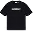 Lookbook Burberry Black Letter Print Loose-Fit Crew Neck T-Shirt. 8055307