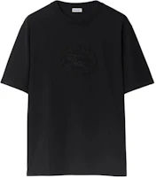 Burberry Black Logo Embroidered Crew Neck Short Sleeve T-Shirt. 80951041 Burberry Black Logo Embroidered Crew Neck Short Sleeve T-Shirt. 80951041