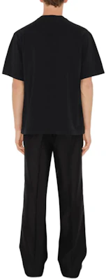 博柏利黑色刺绣标志圆领短袖T恤。 80951041 Shop 博柏利黑色刺绣标志圆领短袖T恤。 80951041