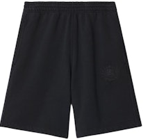Burberry Black Logo Embroidered Loose Fit Casual Shorts. 80945691 Burberry Black Logo Embroidered Loose Fit Casual Shorts. 80945691