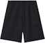Buy Burberry Black Logo Embroidered Loose Fit Casual Shorts. 80945691
