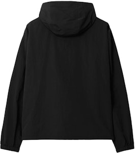 巴宝莉黑色logo刺绣宽松连帽外套. 80867141 Lookbook 巴宝莉黑色logo刺绣宽松连帽外套. 80867141