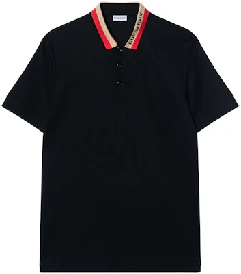 Burberry Black Logo Embroidered Short Sleeve Polo Shirt 80831541 Buy Burberry Black Logo Embroidered Short Sleeve Polo Shirt 80831541
