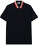 Buy Burberry Black Logo Embroidered Short Sleeve Polo Shirt 80831541