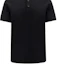 Shop Burberry Black Logo Embroidered Short Sleeve Polo Shirt 80831541