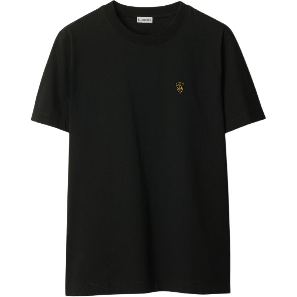 Burberry  Black Logo Print Crew Neck Short Sleeve T-Shirt 80998721 圖 2