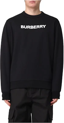 Burberry Sudadera Negra Cuello Redondo con Logo Impreso. 80831421 Order Burberry Sudadera Negra Cuello Redondo con Logo Impreso. 80831421