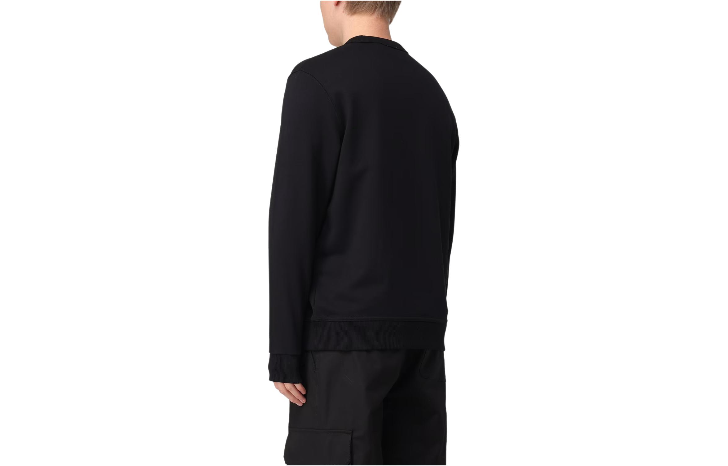 Burberry  Black Logo Print Crewneck Pullover Sweatshirt. 80831421 圖 3