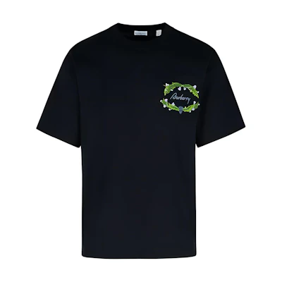 Burberry Black Logo Print Crewneck Short Sleeve T-Shirt 80978471