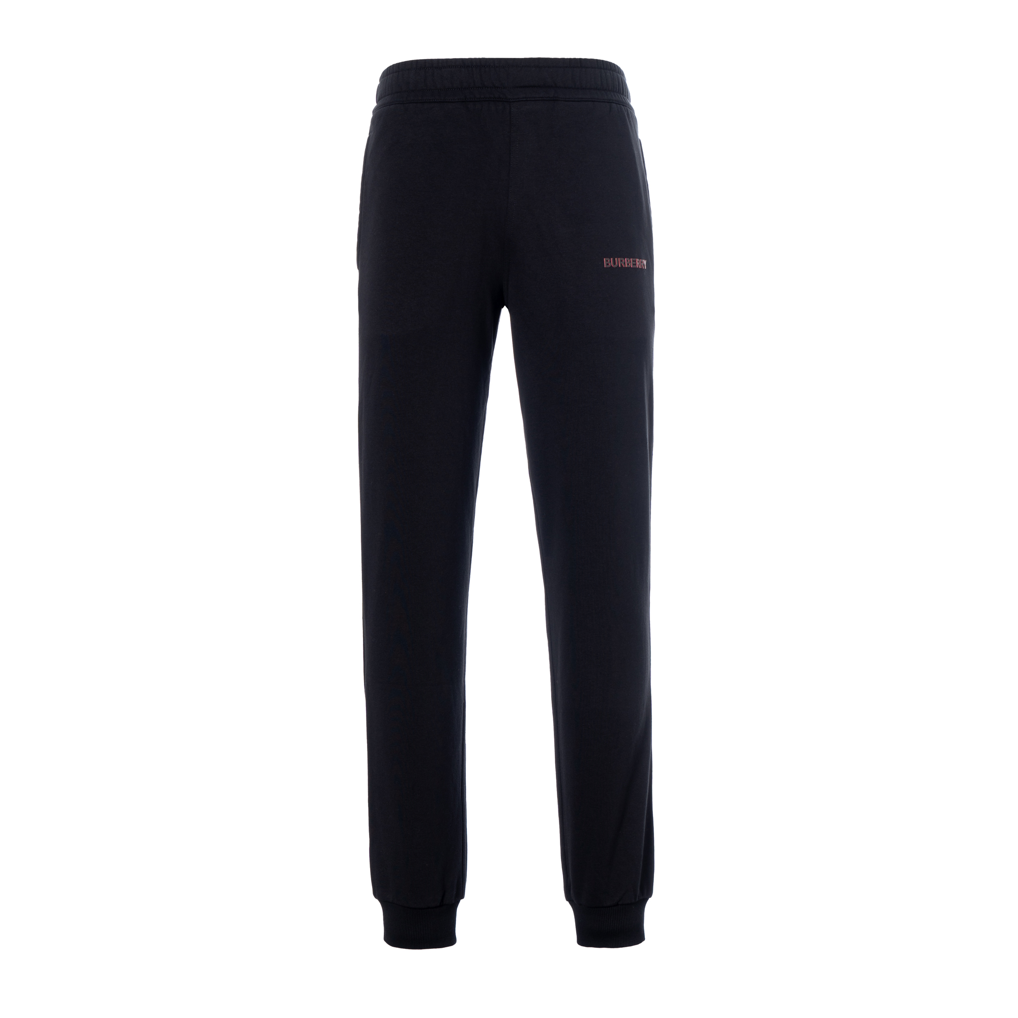 Order Burberry Seluar Jogger Hitam Logo Print Stretch. 80482391