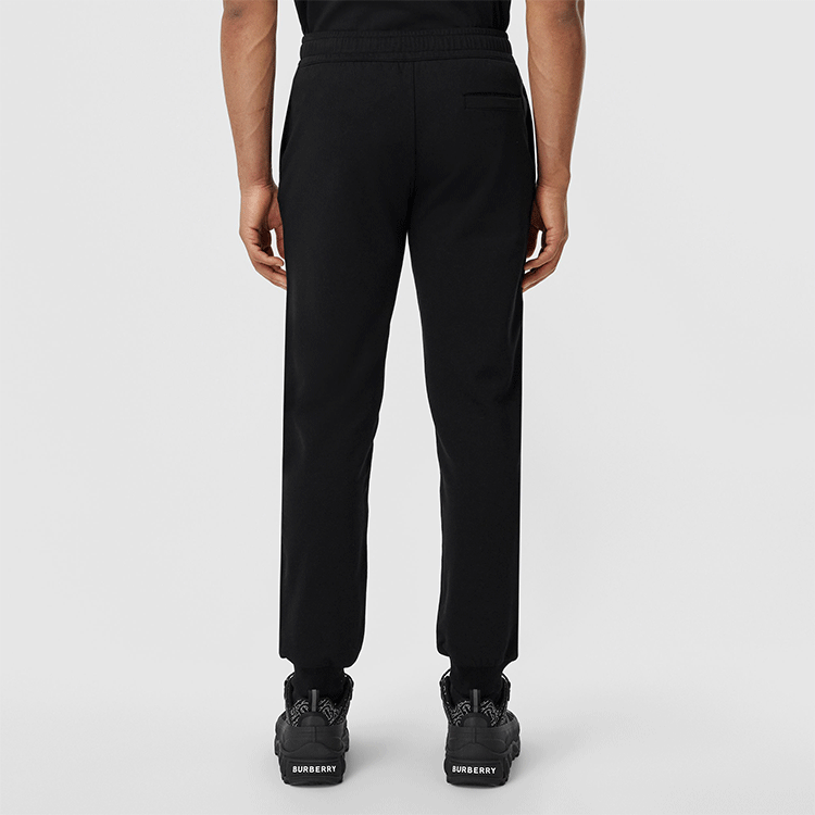 Purchase Burberry Seluar Jogger Hitam Logo Print Stretch. 80482391