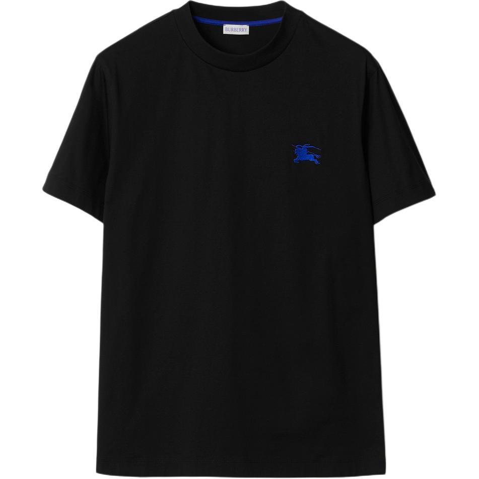 Burberry  Black Logo Slim Fit Crew Neck Short Sleeve T-Shirt 80882981