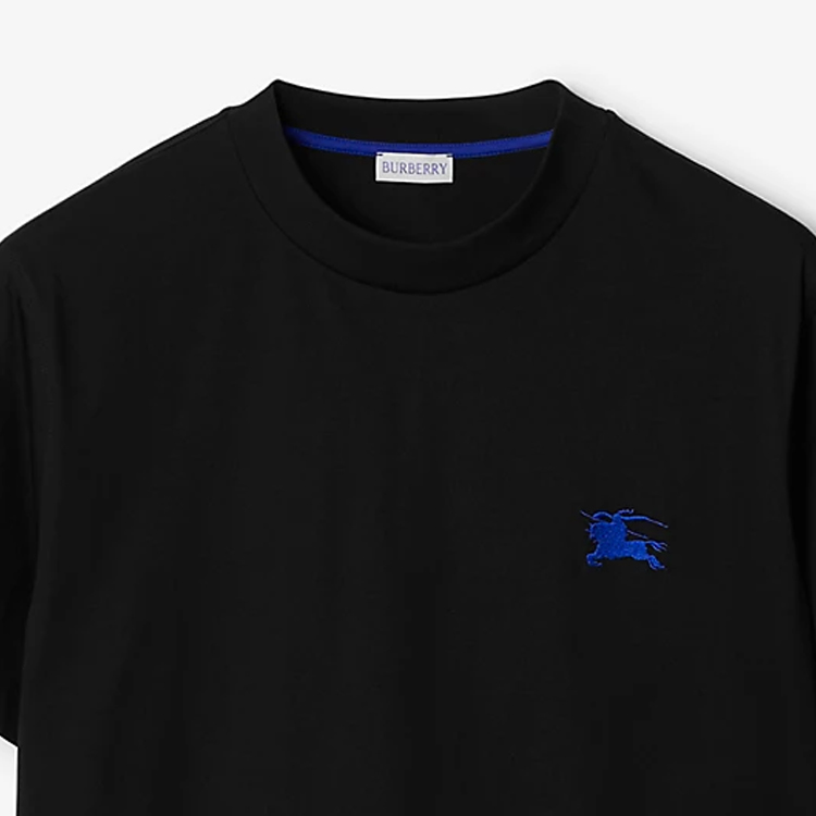 Burberry  Black Logo Slim Fit Crew Neck Short Sleeve T-Shirt 80882981 圖 7